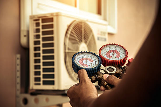 Professional Hvac Maintenance technician working in Genoa, NY